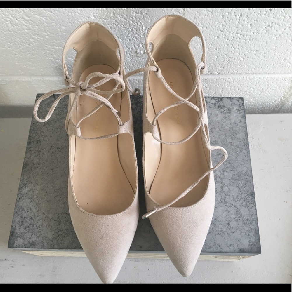 Marc fisher ballet lace up wedge